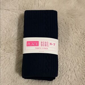 The Children's Place Navy Tights 2-Pack